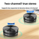 Metal vibrating sound device with suction cup