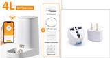 4L Automatic Pet Feeder Cat Food Dispenser Accessorie - Automatic Feeders | Buy Online in UK
