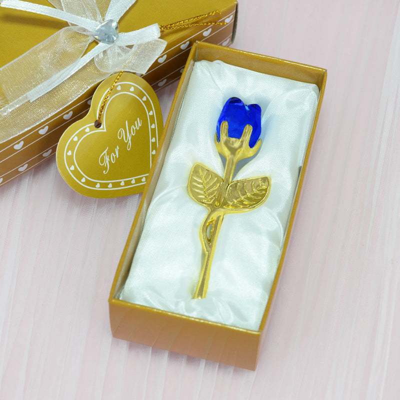 Crystal Rose Ornament - Holiday Ornaments | Buy Online in UK