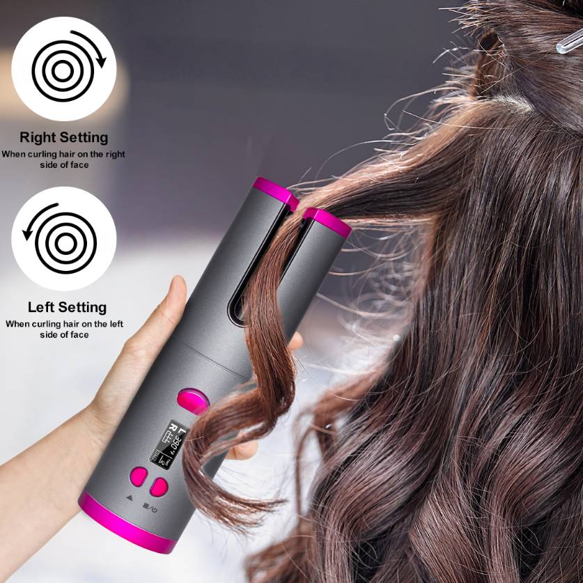 USB Wireless Curling Iron – Multifunctional Charging Curler for Effortless Curls - Curling Irons | Buy Online in UK