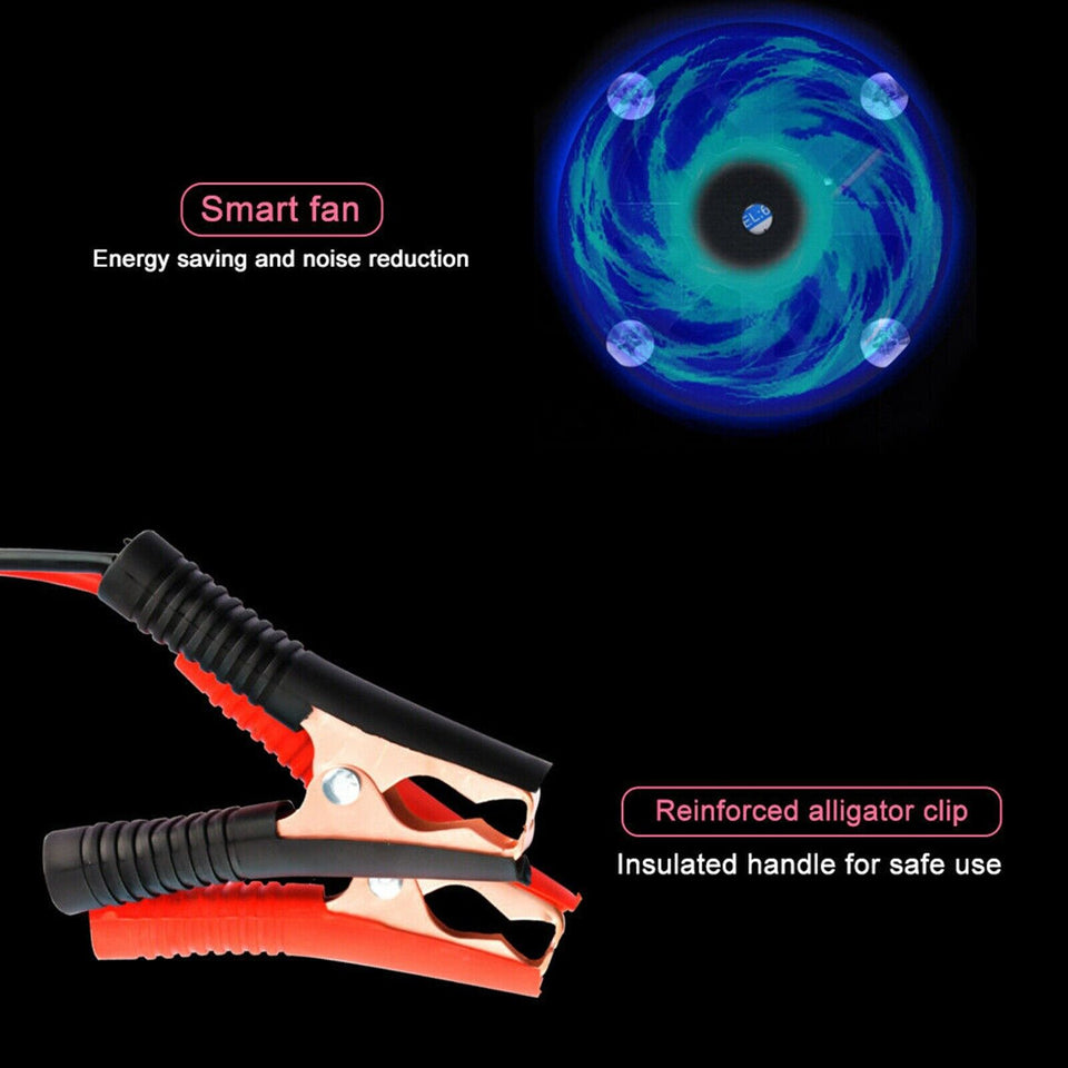 400W Heavy Duty Smart Car Battery Charger Automatic Pulse Repair Trickle UK - Vehicle Battery Chargers | Buy Online in UK
