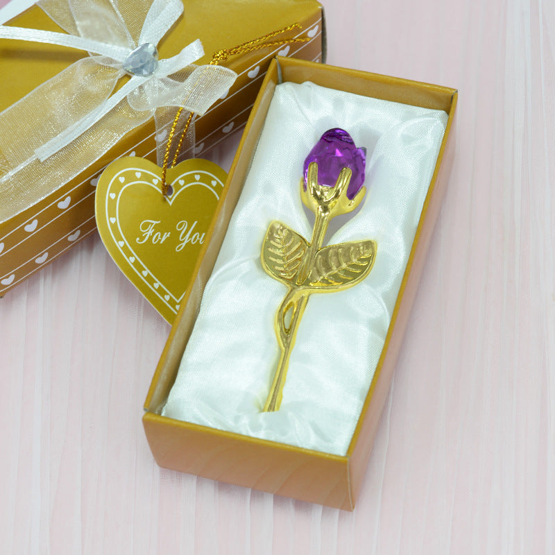 Crystal Rose Ornament - Holiday Ornaments | Buy Online in UK