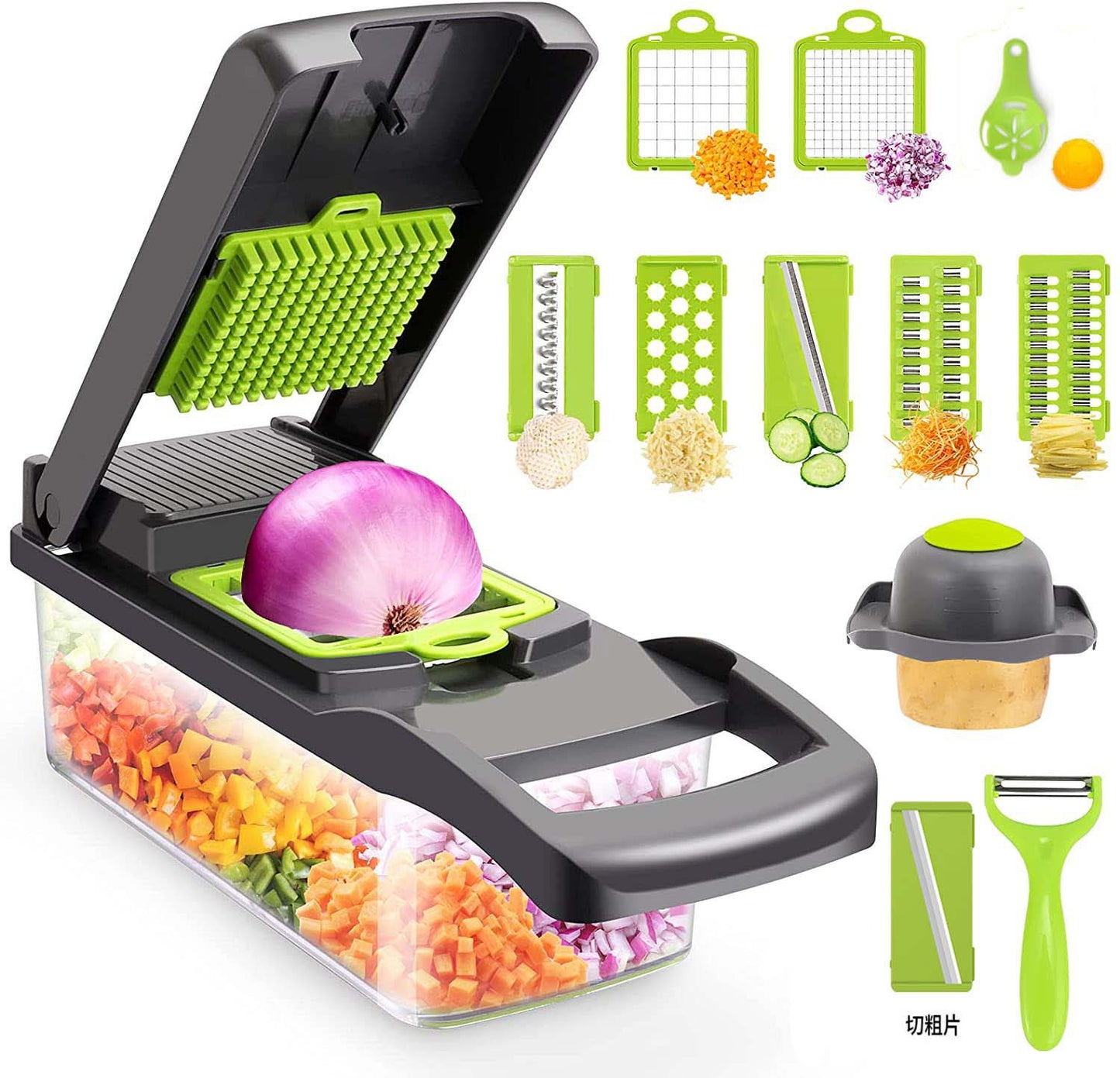 Household Vegetable Silk Cutter – Precision Shredder & Kitchen Gadget for Fine Slicing - Kitchen Slicers | Buy Online in UK