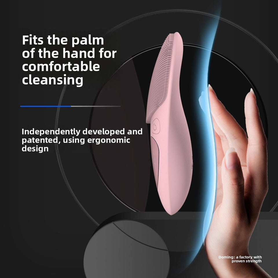 Silicone facial cleansing device