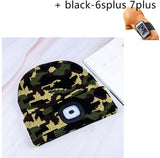 LED luminous knitted hat