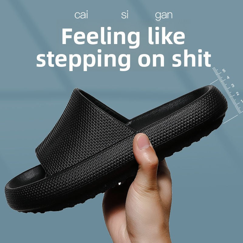 Men's Slippers with a Sense of Stepping on Poop for Summer Outer - Slippers | Buy Online in UK