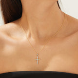 Buy Cross Pendant Necklace with Zircon for Women | Sparkling Faith Jewelry UK in UK - High Quality Necklaces