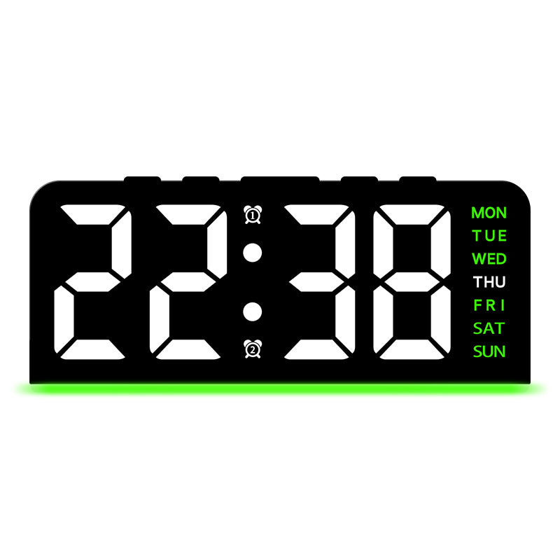 LED Digital Alarm Clock with Date Display