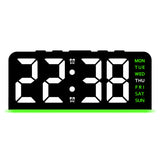 LED Digital Alarm Clock with Date Display