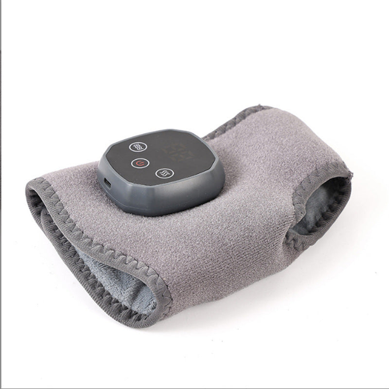 An ankle heat therapy and massage device