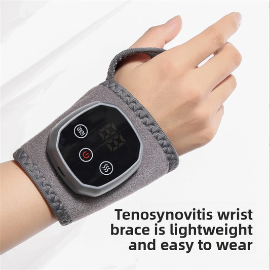 An ankle heat therapy and massage device