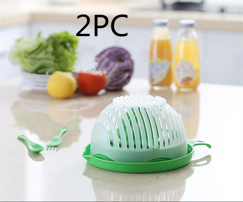 Creative Salad Cutter – Quick Fruit & Vegetable Slicer for Fast Healthy Meal Prep - Kitchen Slicers | Buy Online in UK