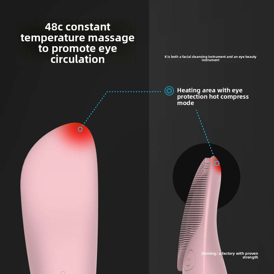 Silicone facial cleansing device