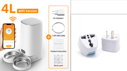 4L Automatic Pet Feeder Cat Food Dispenser Accessorie - Automatic Feeders | Buy Online in UK