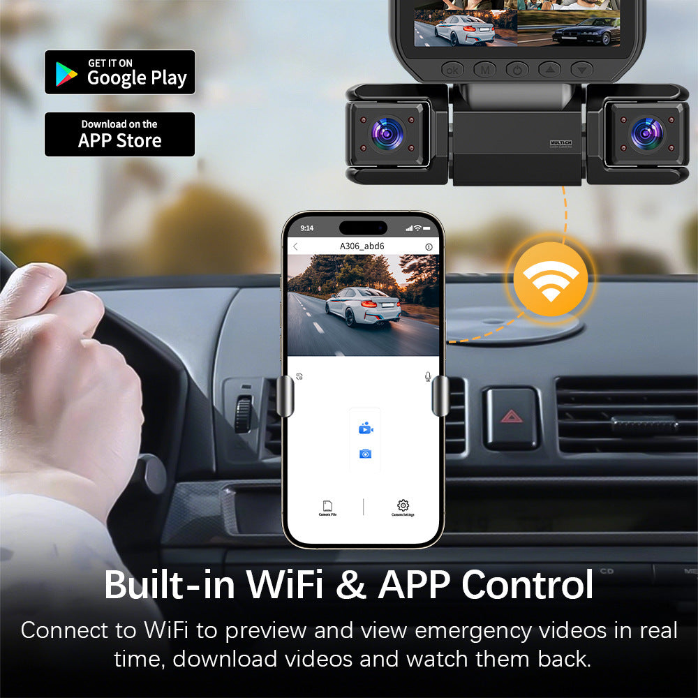 Car DVR Recorder Dash Cam Full HD Night Vision UK - Dash Video Cameras | Buy Online in UK