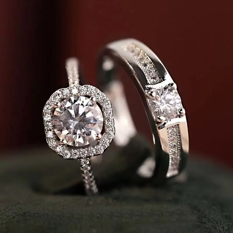 Buy Six-Prong Imitation Diamond Ring for Women | Classic Engagement Style UK in UK - High Quality Rings