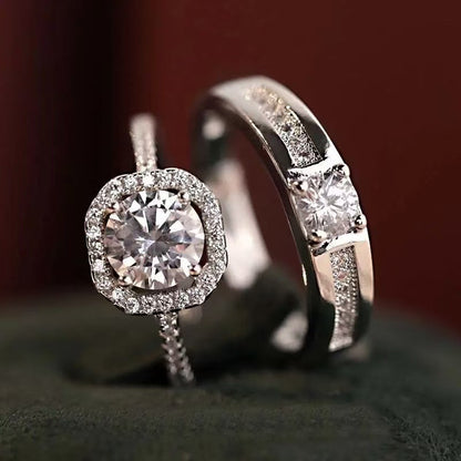 Buy Six-Prong Imitation Diamond Ring for Women | Classic Engagement Style UK in UK - High Quality Rings