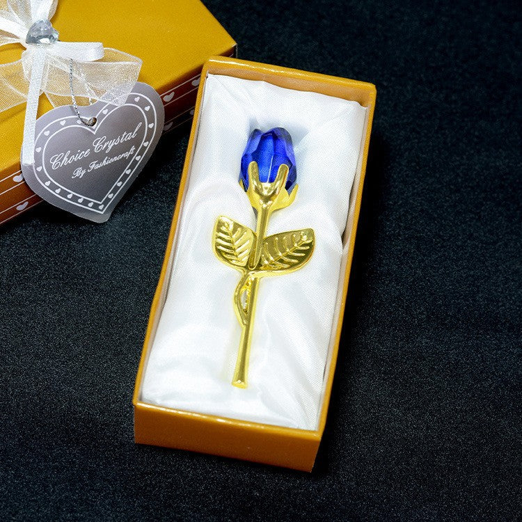 Crystal Rose Ornament - Holiday Ornaments | Buy Online in UK