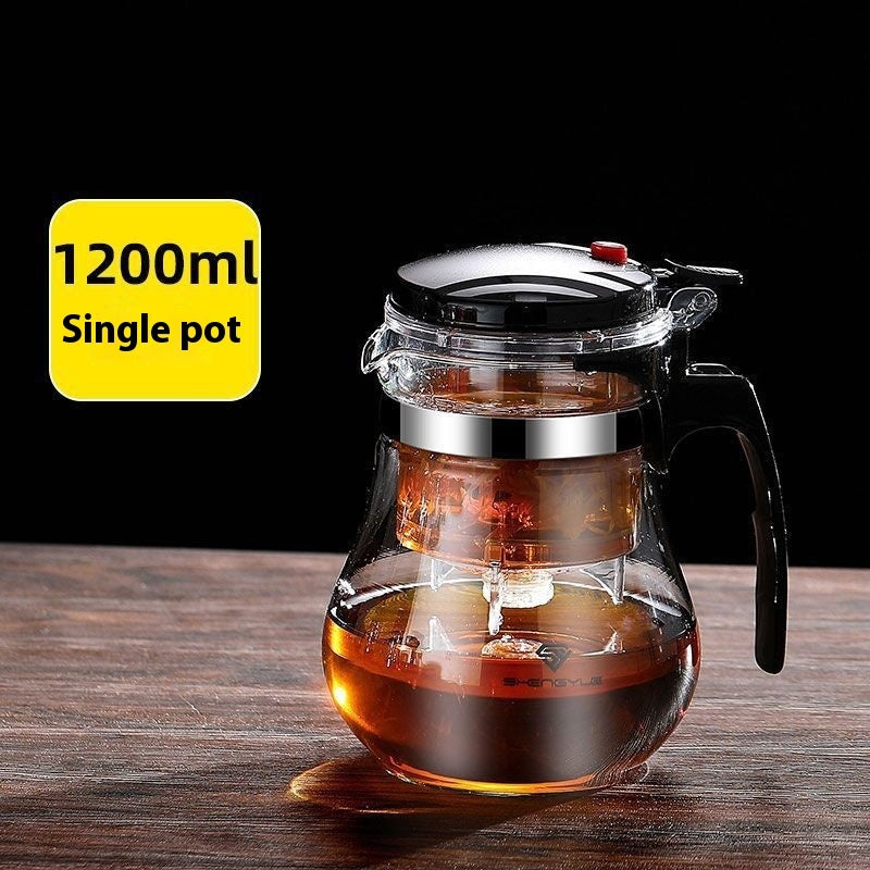 High Temperature Resistant Elegant Household One-click Filtering Tea Cup - Teapots | Buy Online in UK