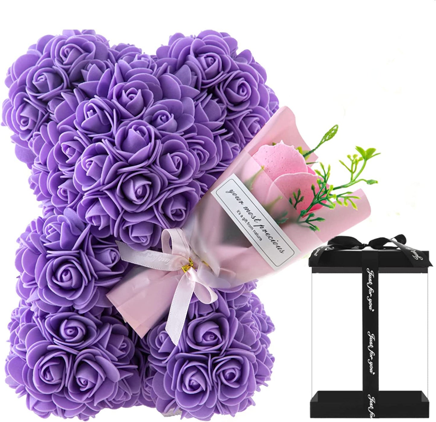 Preserved roses, rose bear flowers - Power Adapters & Chargers | Buy Online in UK