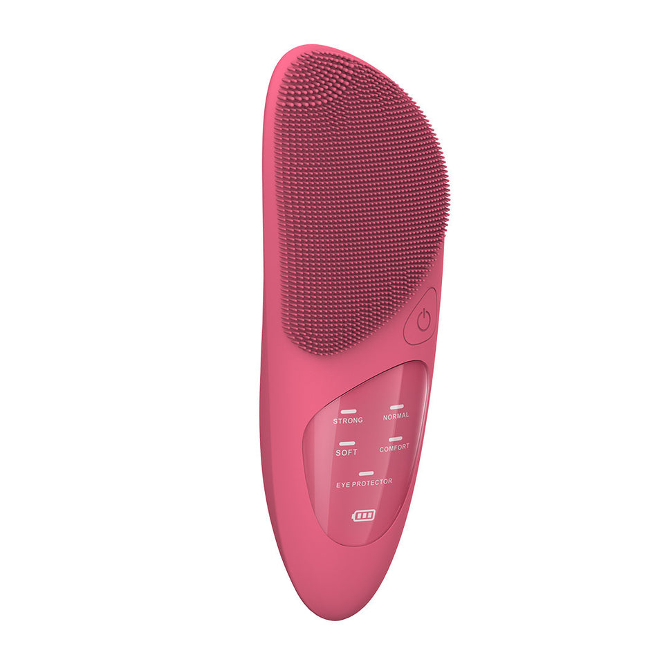 Silicone facial cleansing device
