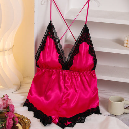 Lightweight Ice Silk Pajamas | Breathable Summer Sleepwear UK - Nightgowns | Buy Online in UK