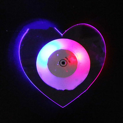 LED Glow Crystal Coaster – Acrylic Luminous Light‑Up Base for Bar, Cocktail & Mug Display - Coasters | Buy Online in UK