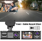 Car Dual Lens Dash Cam HD 1080P Front & Rear Inside Video Recorder with G-Sensor - Dash Video Cameras | Buy Online in UK