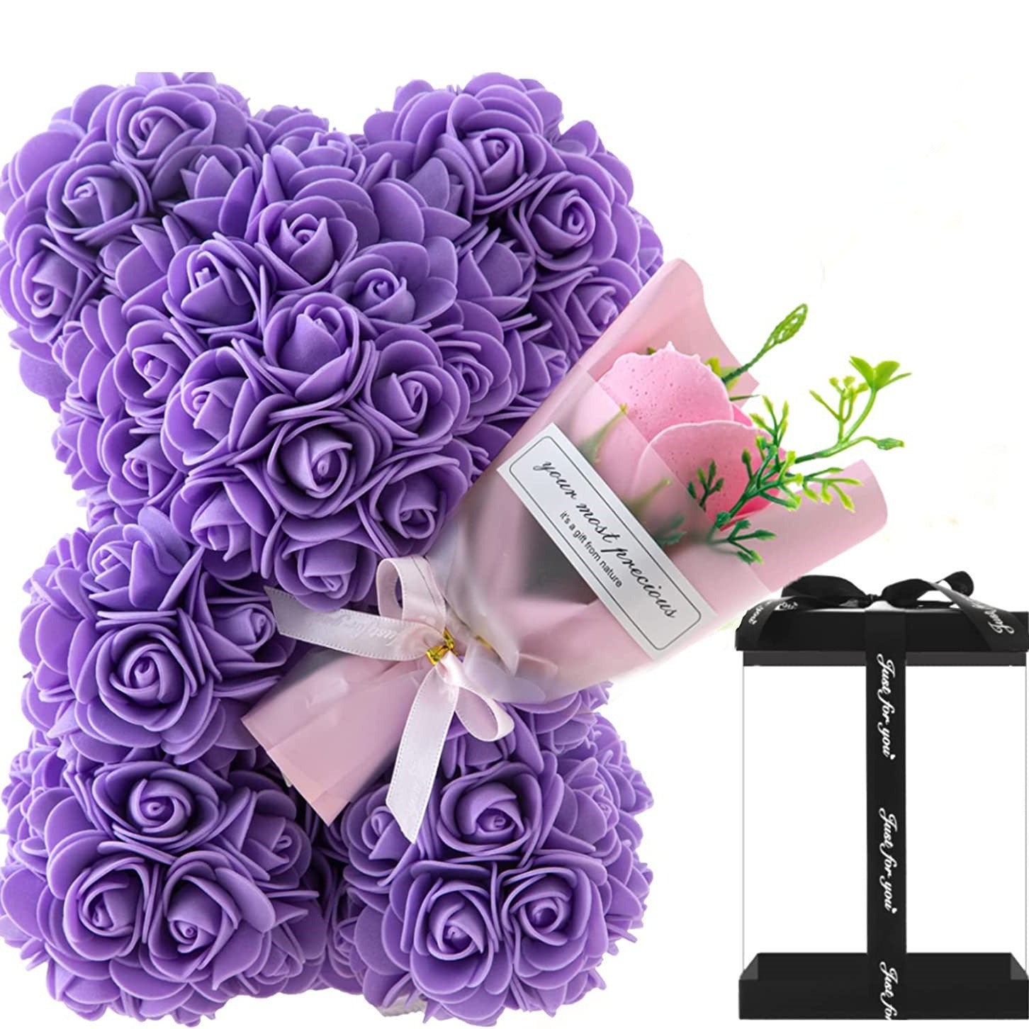 Preserved roses, rose bear flowers - Power Adapters & Chargers | Buy Online in UK