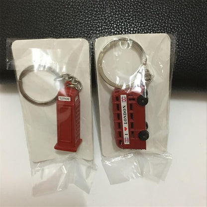 Male And Female UK London Double Decker Bus Keychain - Uncategorized | Buy Online in UK