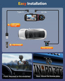 Dash Cam Front and Rear inside 3 Channel Dashcam for Cars 1080P - Uncategorized | Buy Online in UK