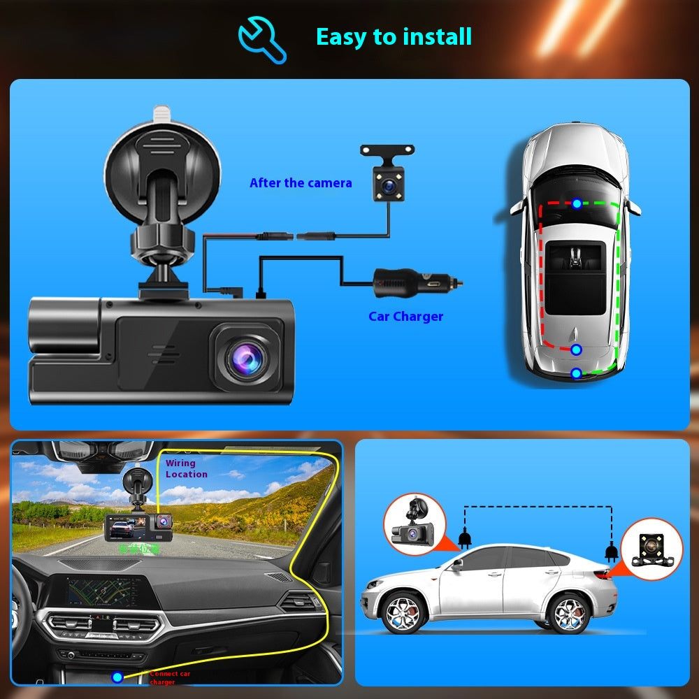 Driving Recorder with WiFi & Mobile Interconnection – Reversing Image Support - Dash Video Cameras | Buy Online in UK