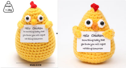 Wool Crocheted Positive Energy Potato Facial Expression Package – Wool Fruit - Stuffed Animals | Buy Online in UK