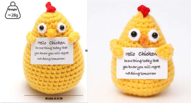 Wool Crocheted Positive Energy Potato Facial Expression Package – Wool Fruit - Stuffed Animals | Buy Online in UK