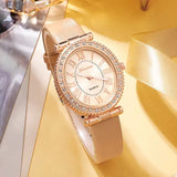 Women'S Fashion Quartz Watch Luxury Leather Band Analog Wristwatch Ladies - Watches | Buy Online in UK