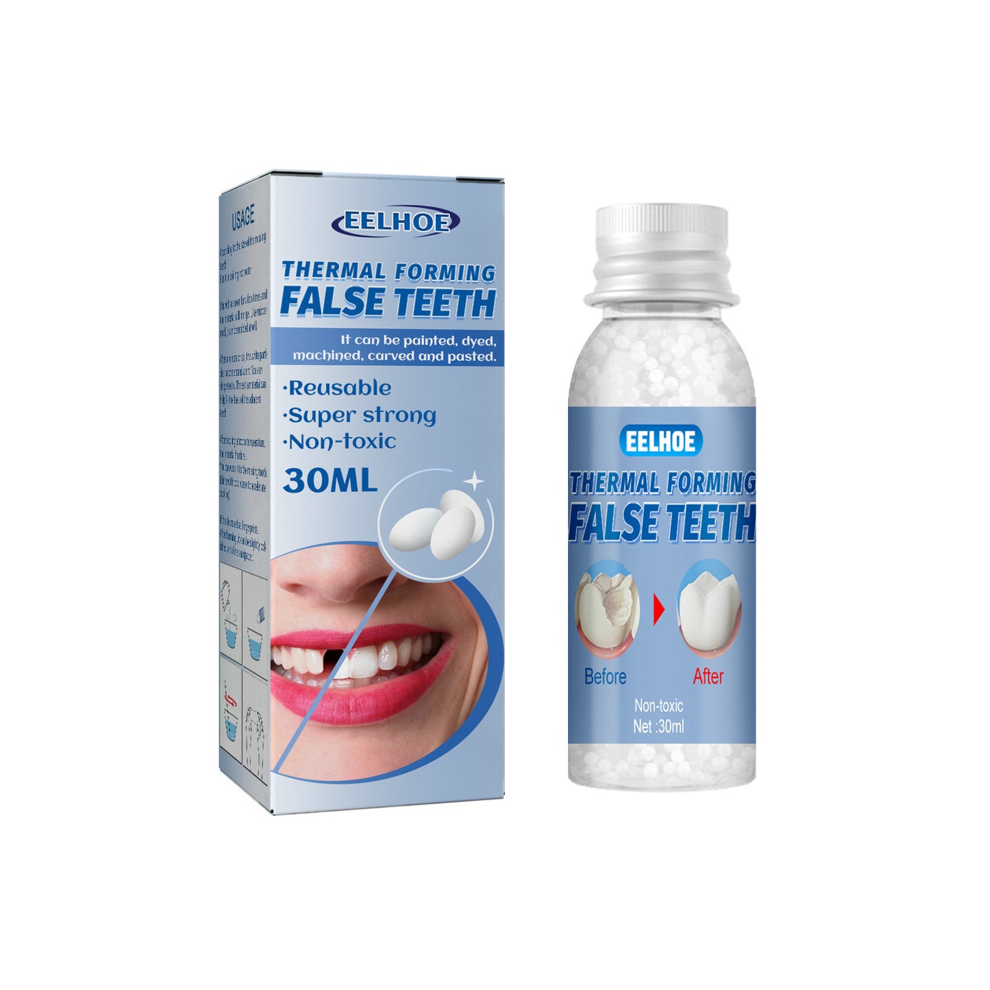 Malleable dental prosthesis, film and television makeup modification - Dentures | Buy Online in UK
