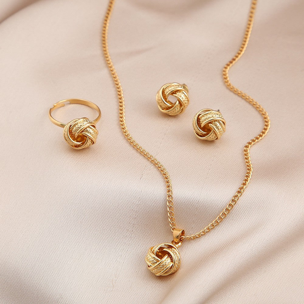 Elegant Pearl Imitation Jewelry Set for Women