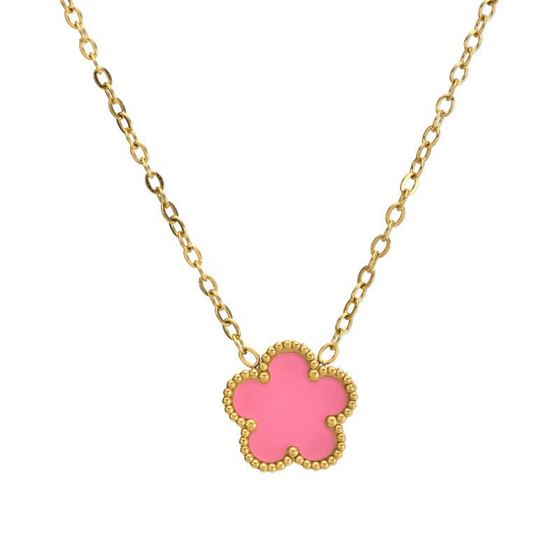 Clover Five-Petal Bracelet Jewelry – Lucky Flower Charm Bracelet for Women