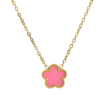 Clover Five-Petal Bracelet Jewelry – Lucky Flower Charm Bracelet for Women