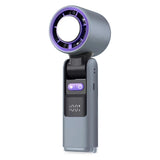 Violent Ice Cooling Fan Handheld Portable Fan Rechargeable Speed Ice Cooling Handheld Small Fan High Speed Folding Neck Type Fan