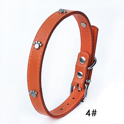 Pack Of 10 1.5 Leather Collars Dog Collars, PU Collars