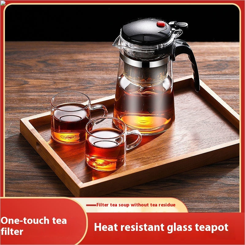 High Temperature Resistant Elegant Household One-click Filtering Tea Cup - Teapots | Buy Online in UK