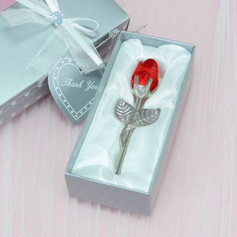 Crystal Rose Ornament - Holiday Ornaments | Buy Online in UK