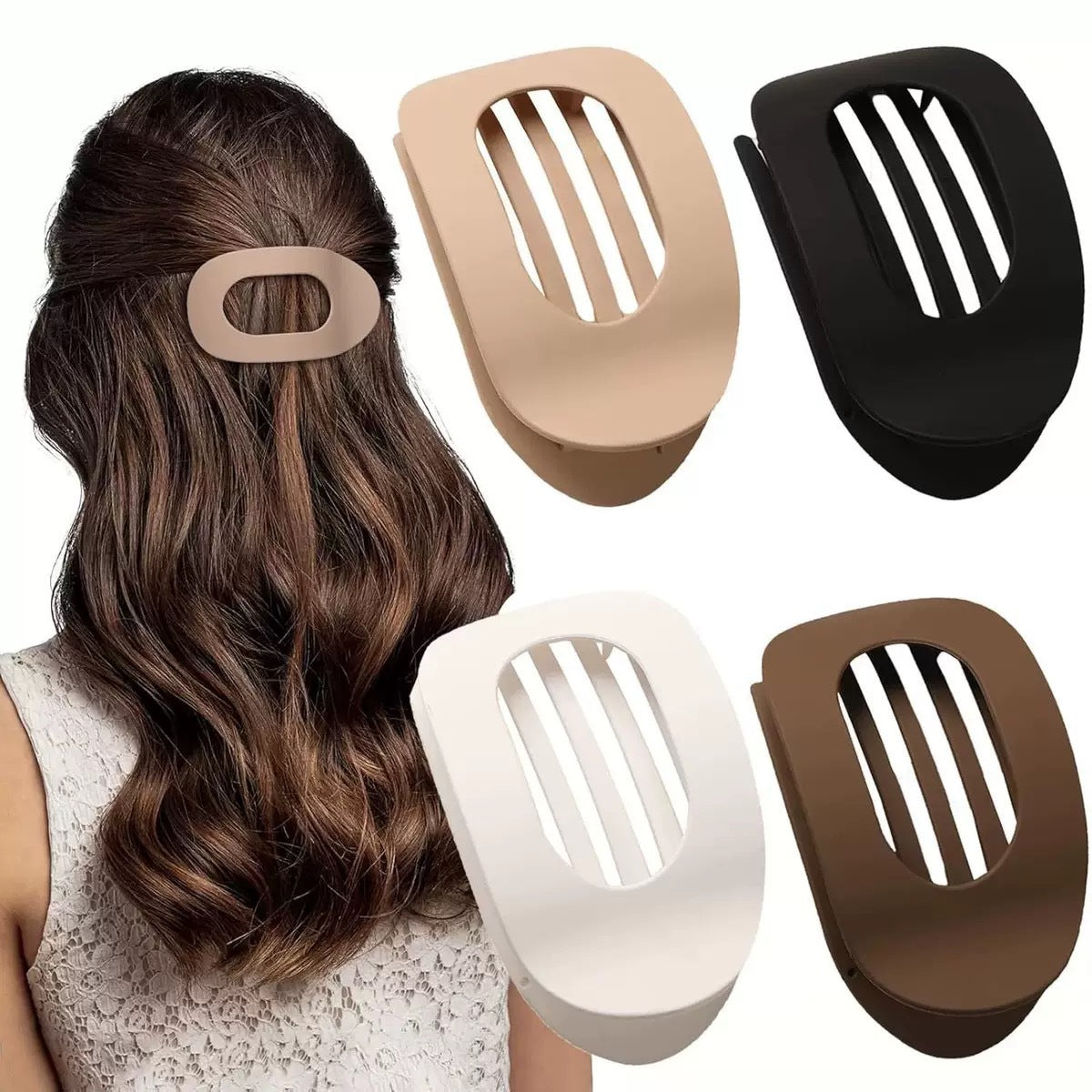 Matte Geometric Hair Clips for Thick Hair - Hair Pins, Claws & Clips | Buy Online in UK