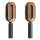 Self-Cleaning Hair Brush for Women – One-Key Cleaning, Anti-Static Hair Loss Comb - Hair Combs | Buy Online in UK