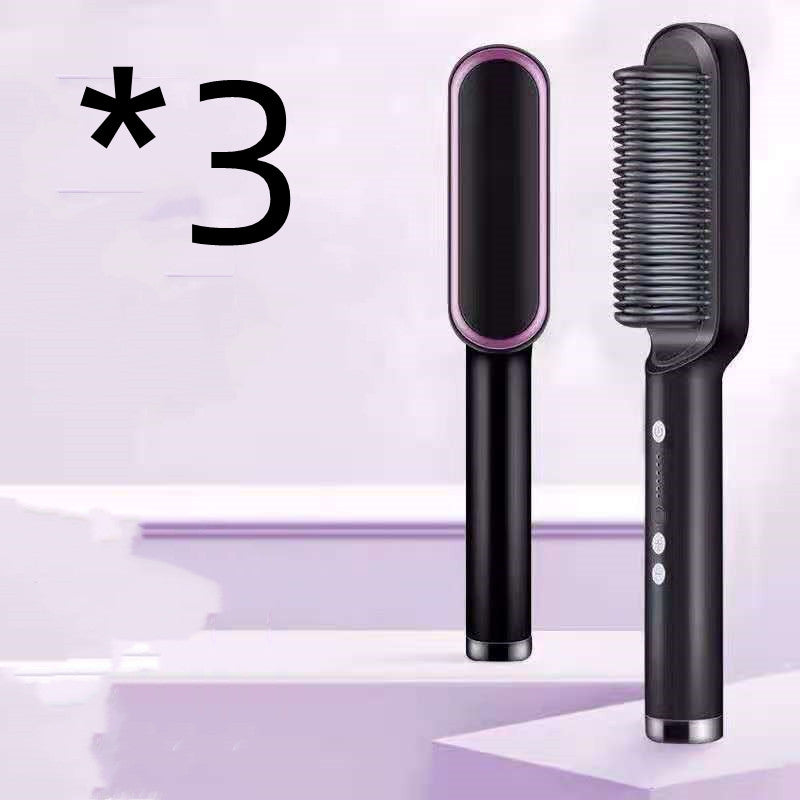 New 2-in-1 Hair Straightener & Curling Tong – Dual-purpose Electric Hair Brush - Straightening Brushes | Buy Online in UK
