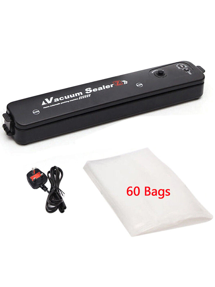Vacuum Food Sealer Automatic Manual Sealer With 60 Bags UK - Vacuum Sealers | Buy Online in UK