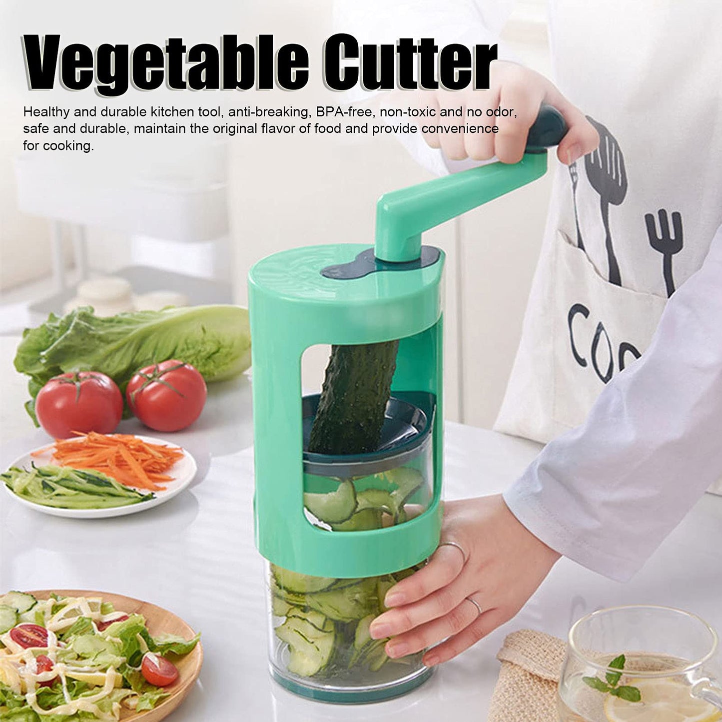 Multifunctional Radish & Cucumber Shredder – Practical Vegetable Grater for Fast, Easy Food Prep - Kitchen Slicers | Buy Online in UK