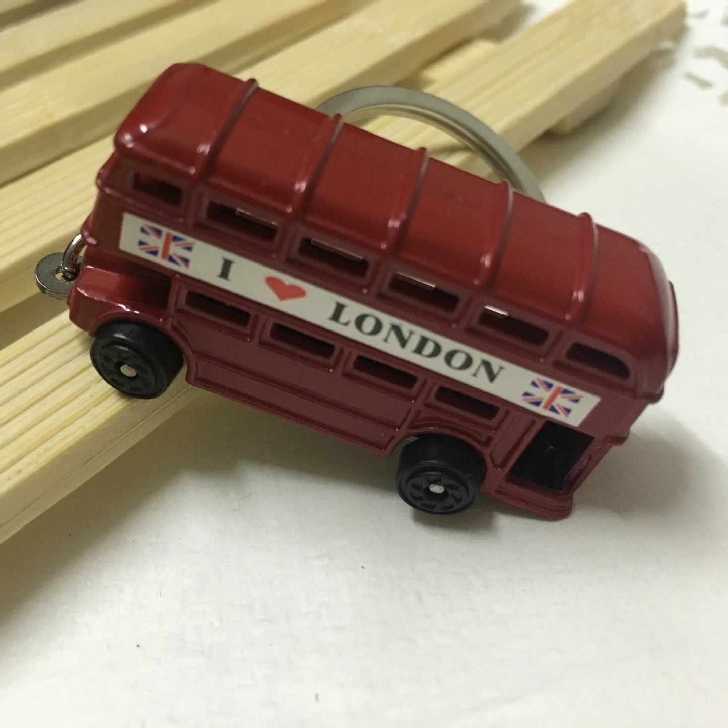 Male And Female UK London Double Decker Bus Keychain - Uncategorized | Buy Online in UK