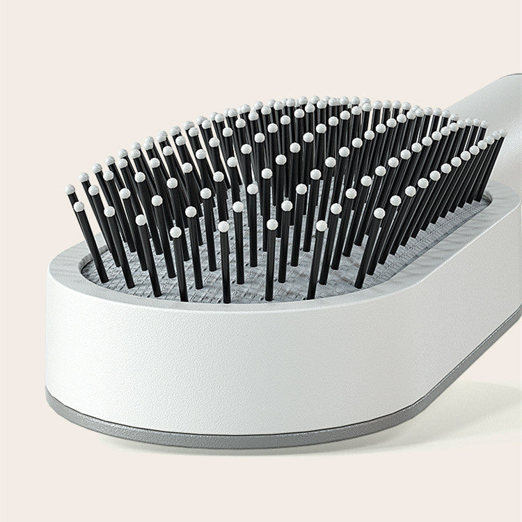 Self-Cleaning Hair Brush for Women – One-Key Cleaning, Anti-Static Hair Loss Comb - Hair Combs | Buy Online in UK